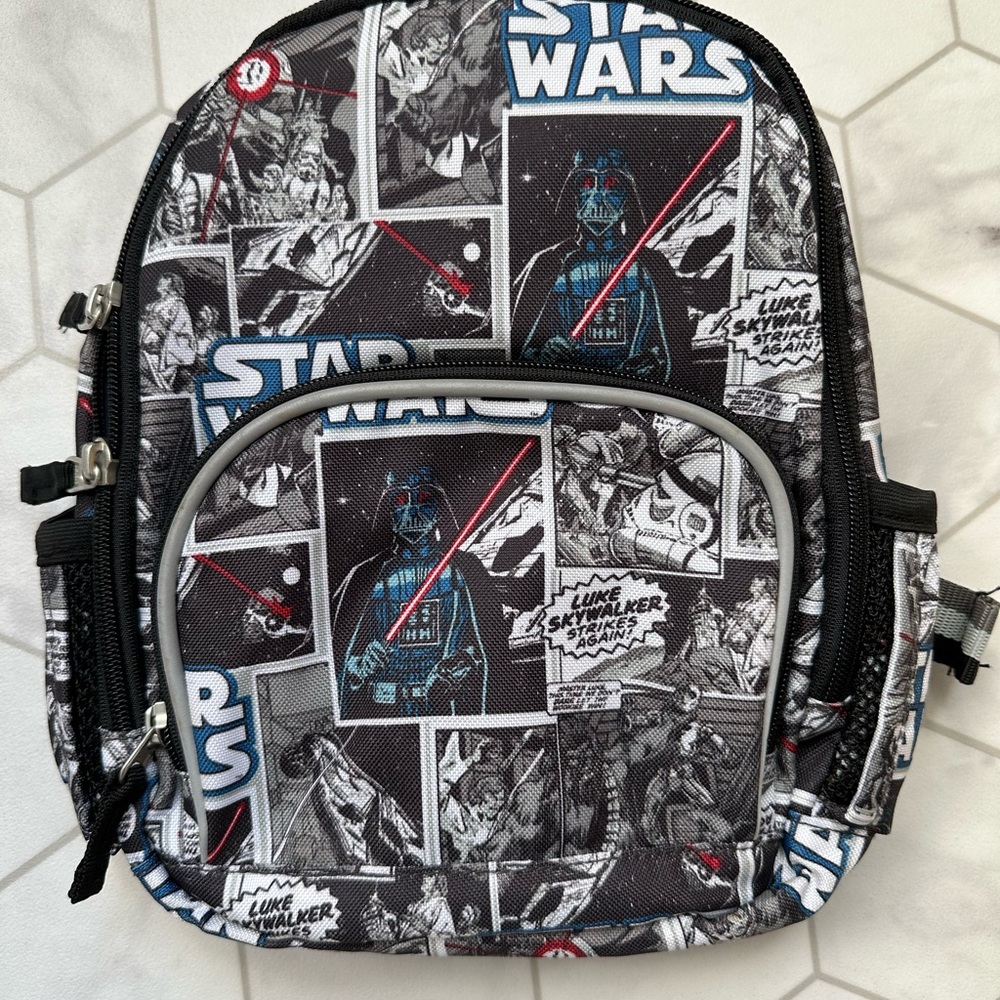 Star Wars Comic Style Backpack - Black, White, Red